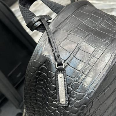 wholesale quality ysl backpack 326865 crocodile patten
